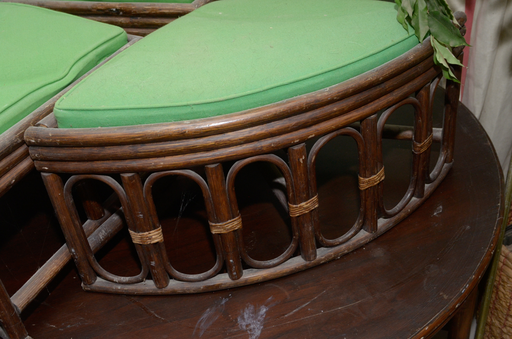 Vintage Rattan Furniture Set