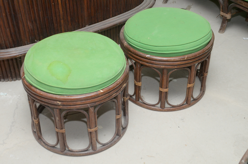 Vintage Rattan Furniture Set