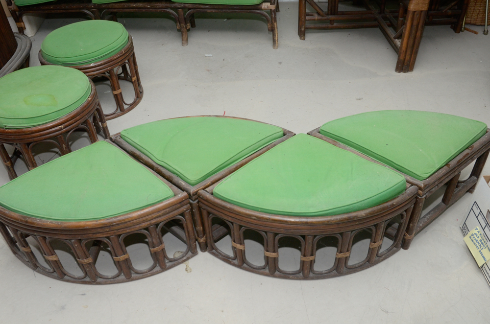 Vintage Rattan Furniture Set