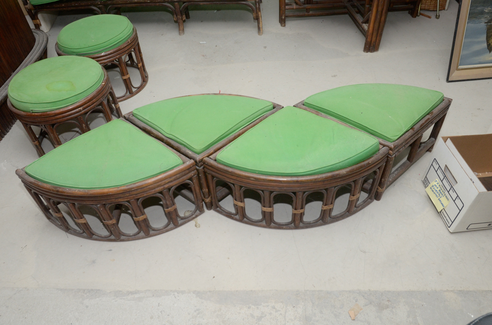 Vintage Rattan Furniture Set