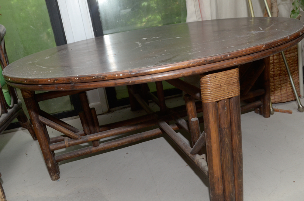 Vintage Rattan Furniture Set