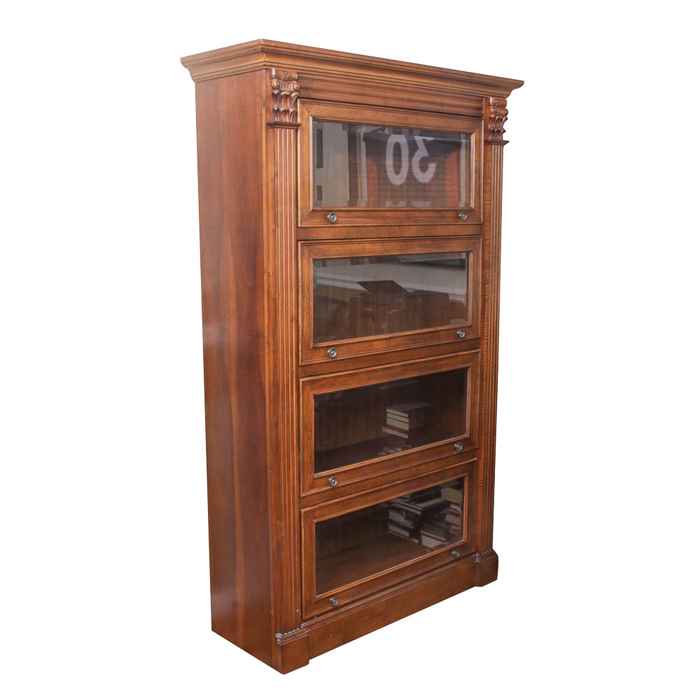 Wooden Barrister Bookcase
