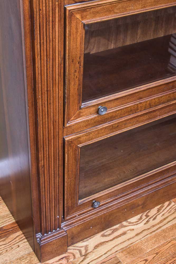 Wooden Barrister Bookcase