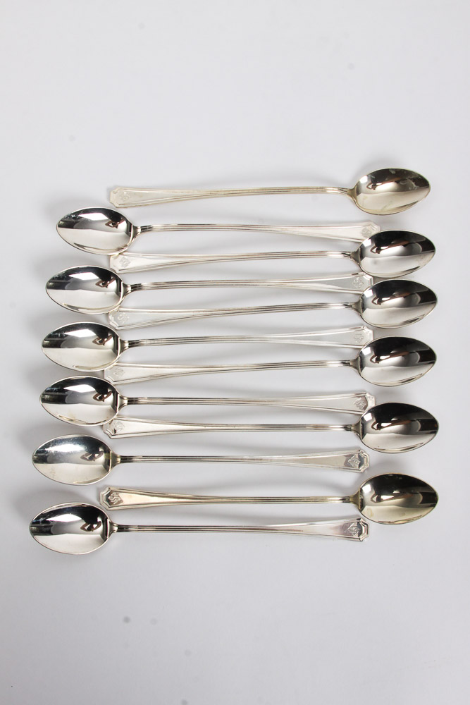 Gorham Sterling Silver Monogrammed "Fairfax" Flatware Set
