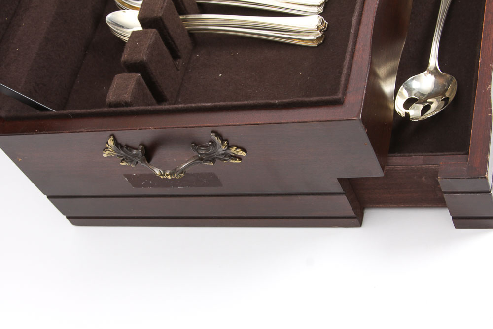 Gorham Sterling Silver Monogrammed "Fairfax" Flatware Set