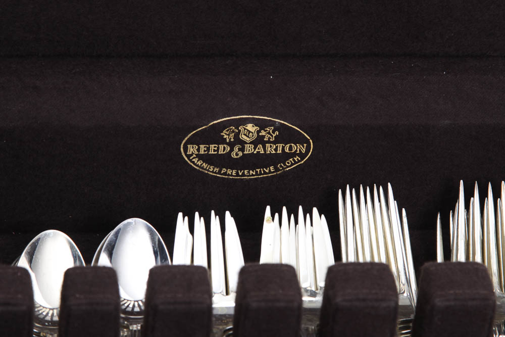 Gorham Sterling Silver Monogrammed "Fairfax" Flatware Set