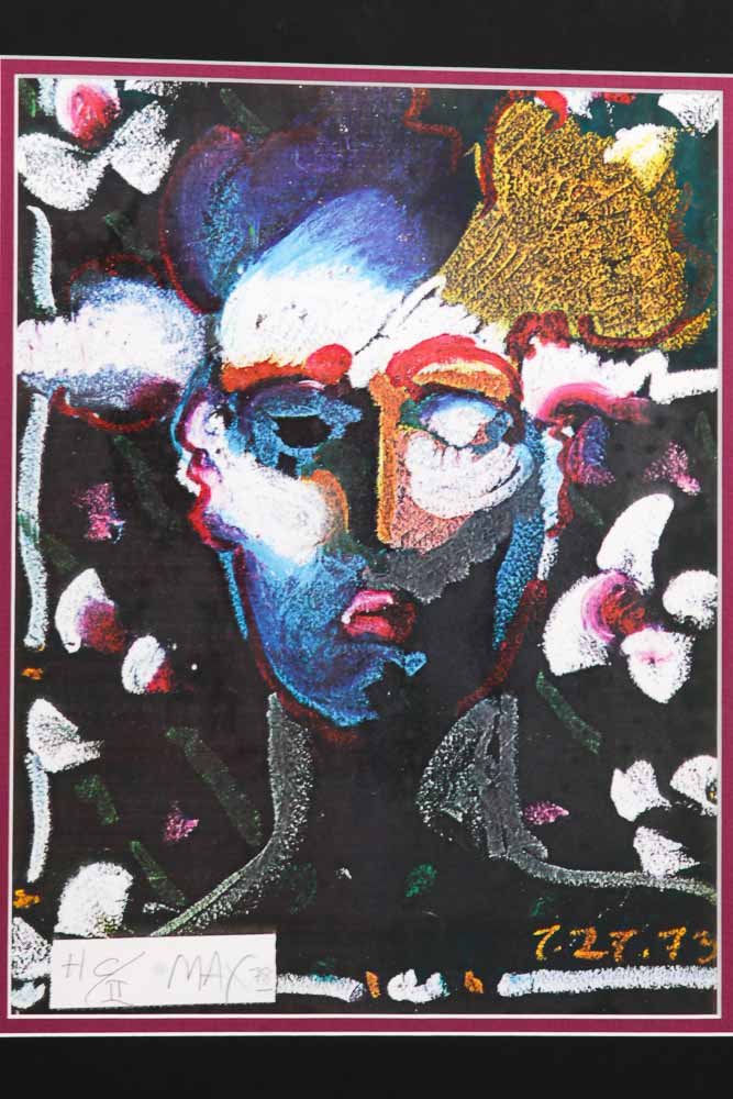 Peter Max Lithograph of a Woman