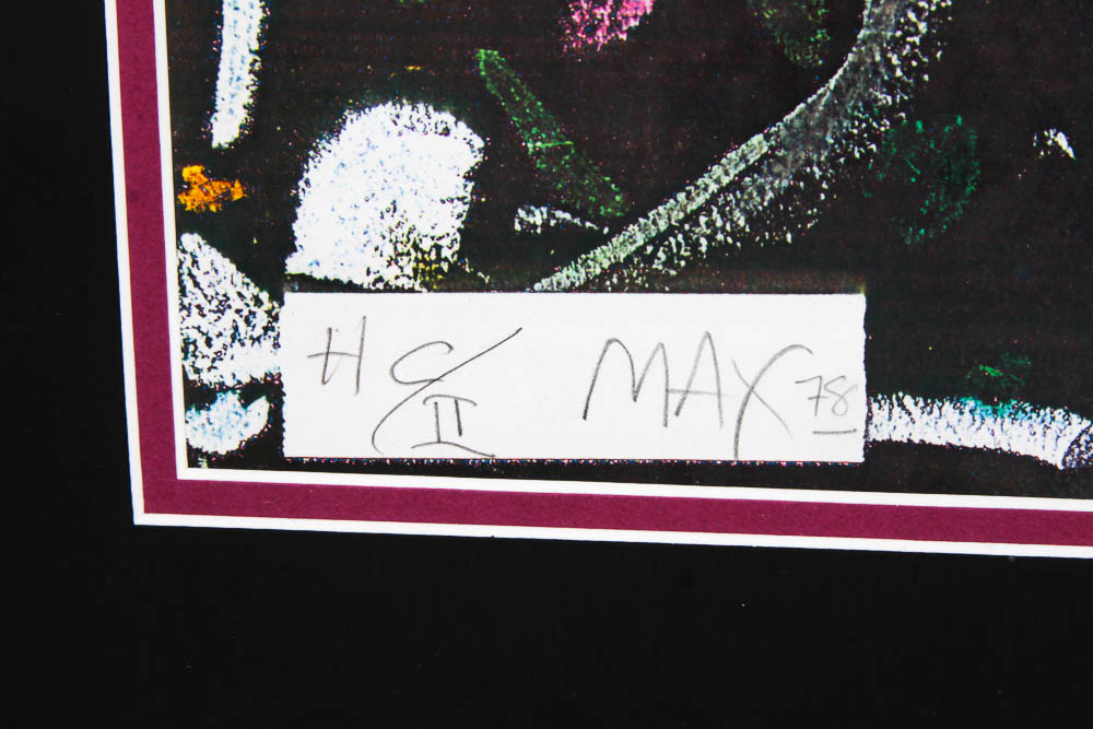 Peter Max Lithograph of a Woman