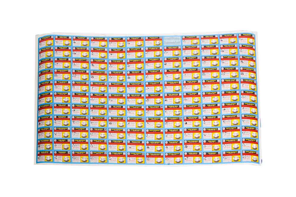 Four Sheets of Uncut 1988 Topps Sports Trading Cards