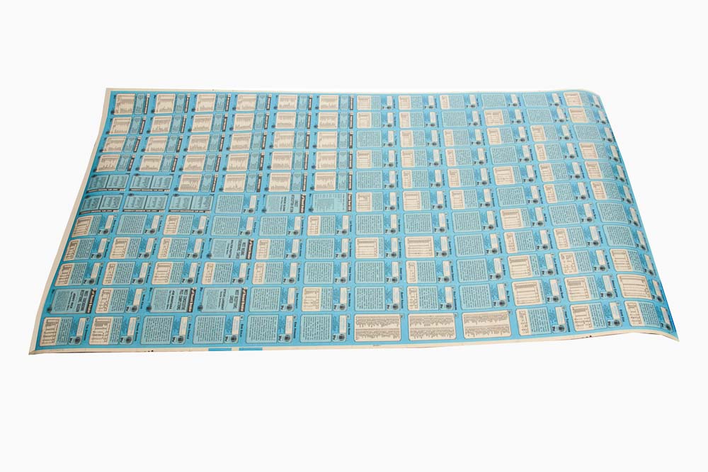 Four Sheets of Uncut 1988 Topps Sports Trading Cards