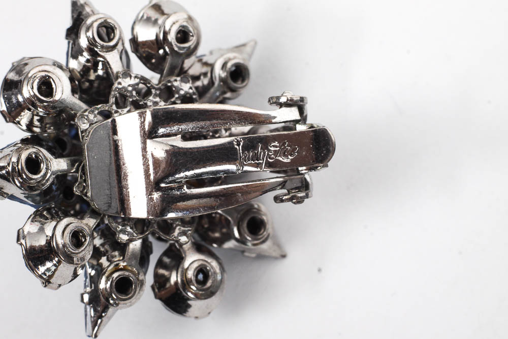 Collection of Blue-Toned Costume Rhinestone Jewelry