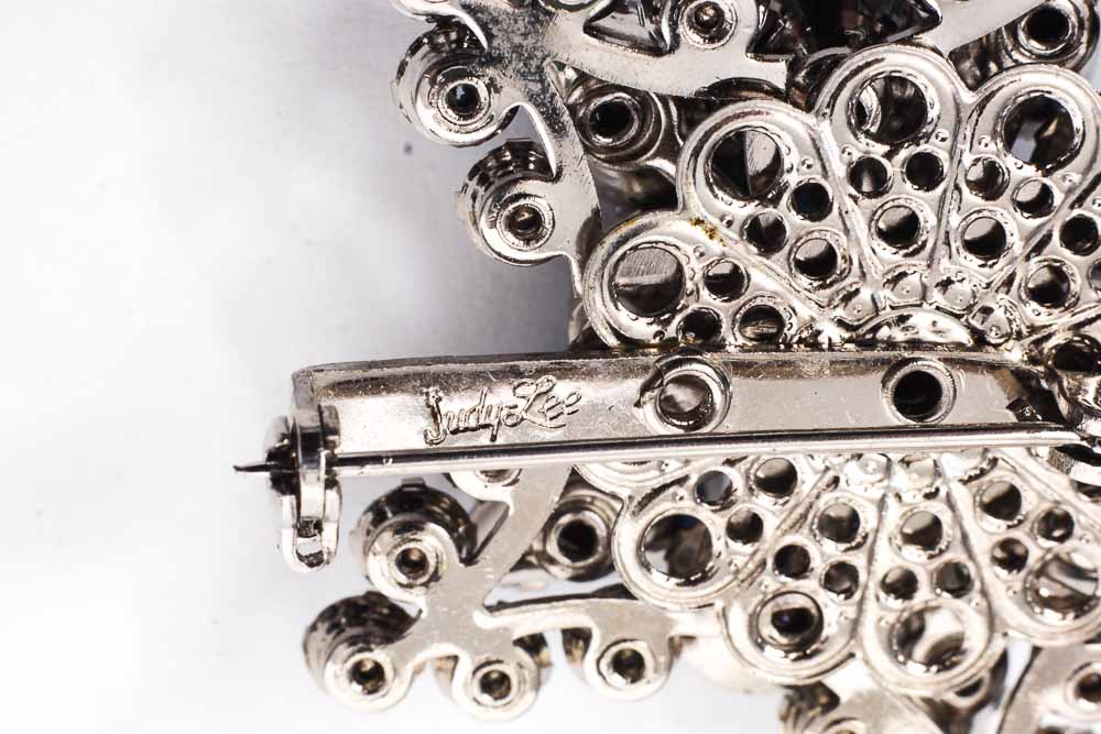 Collection of Blue-Toned Costume Rhinestone Jewelry