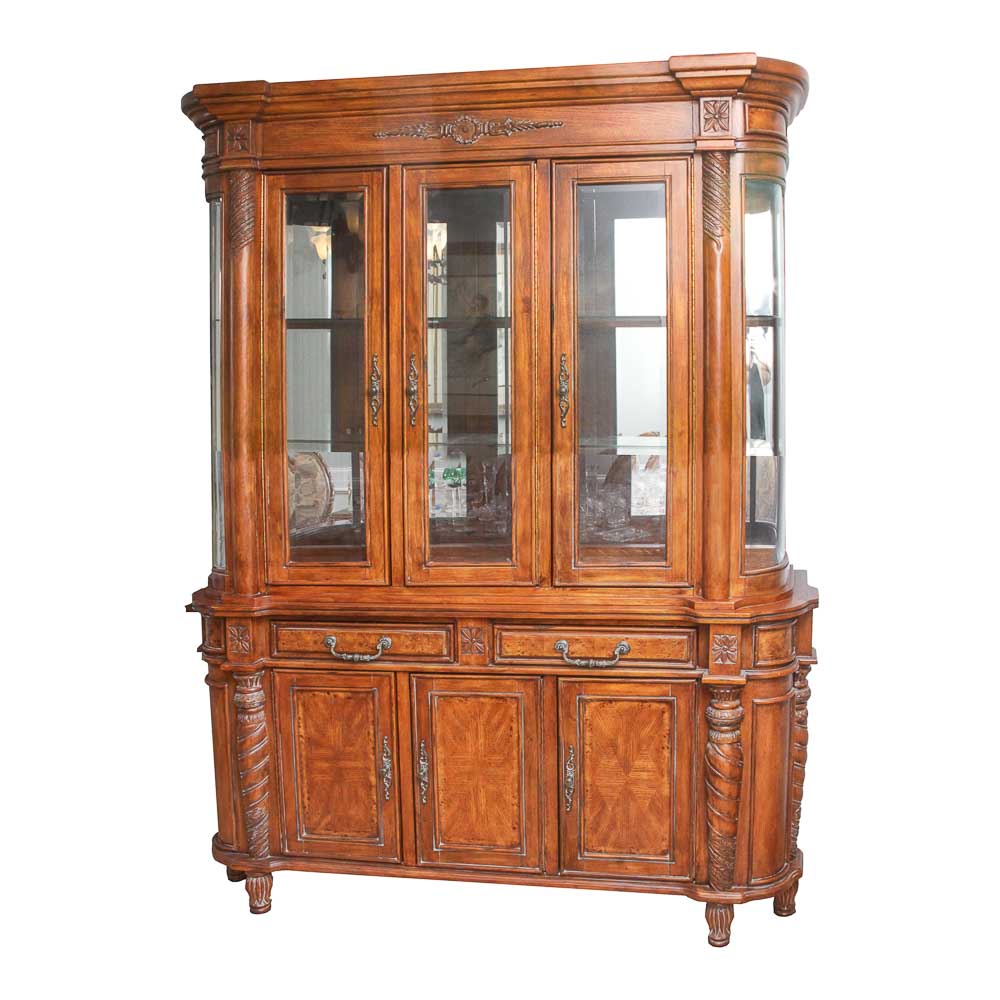 Large Ornate Display Cabinet