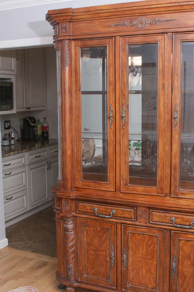 Large Ornate Display Cabinet