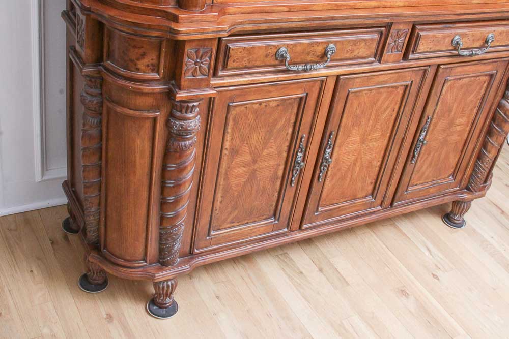 Large Ornate Display Cabinet