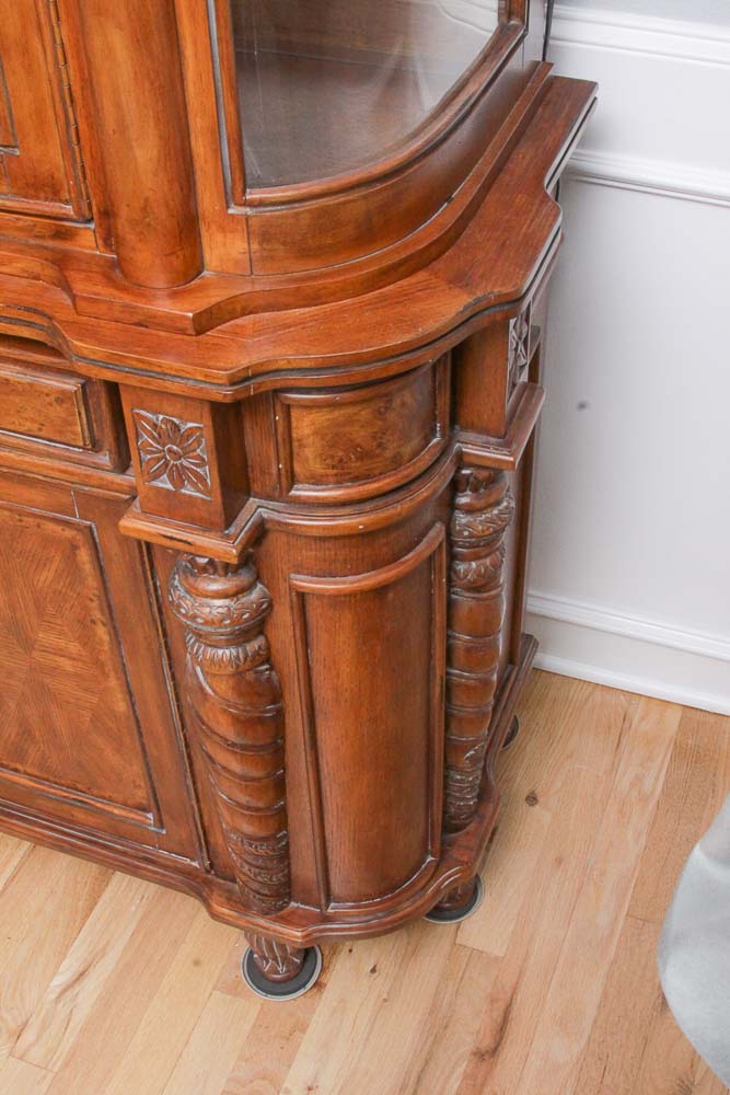 Large Ornate Display Cabinet