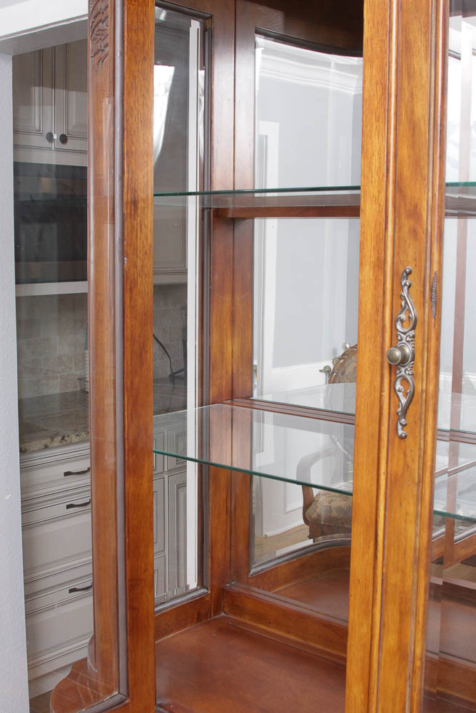 Large Ornate Display Cabinet