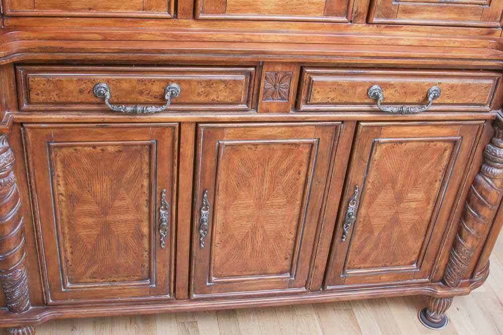 Large Ornate Display Cabinet