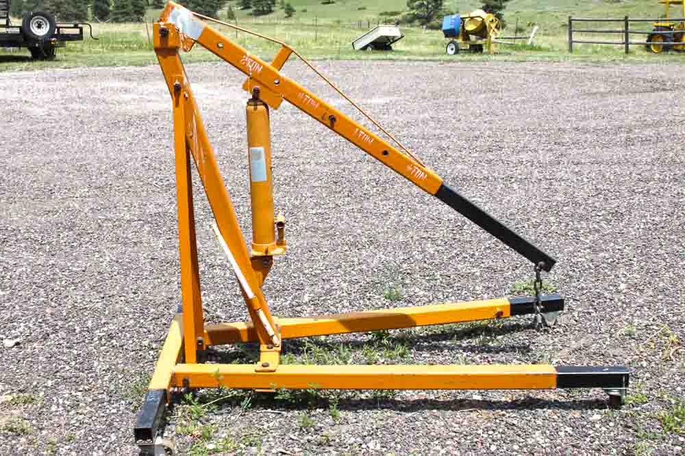 Two-Ton Engine Lift with Eight-Ton Long RAM Hydraulic Cylinder