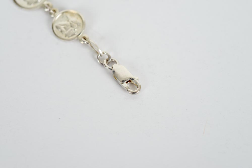 Sterling Silver Cherub Bracelet