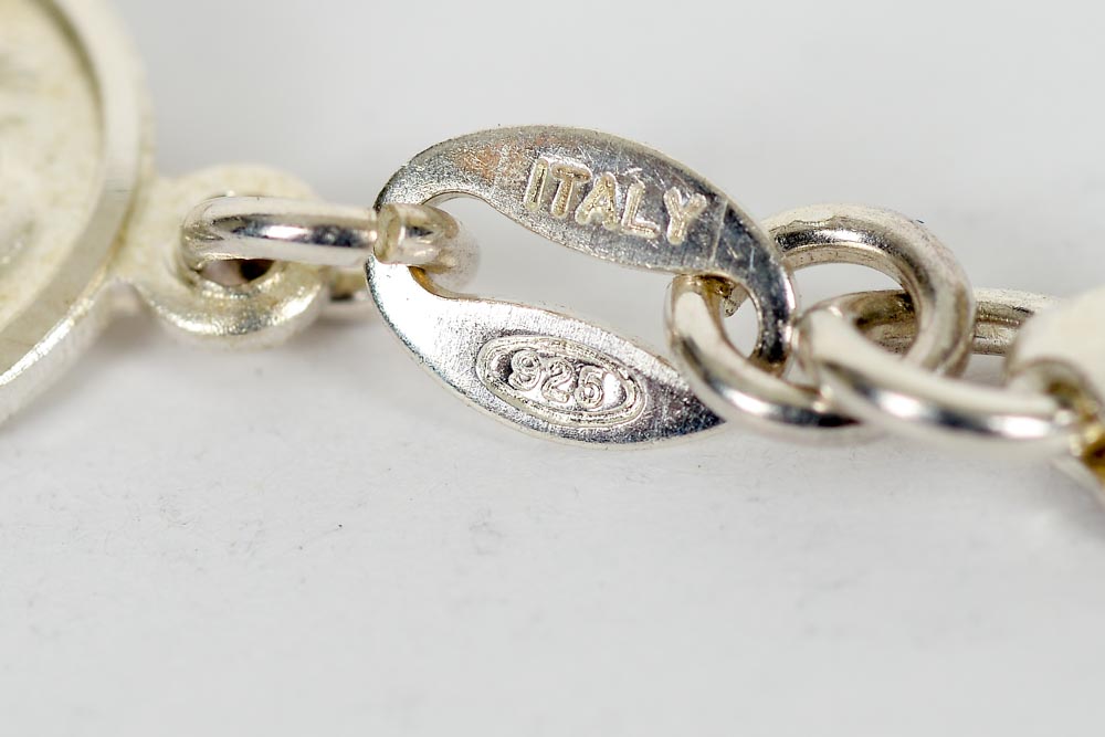 Sterling Silver Cherub Bracelet