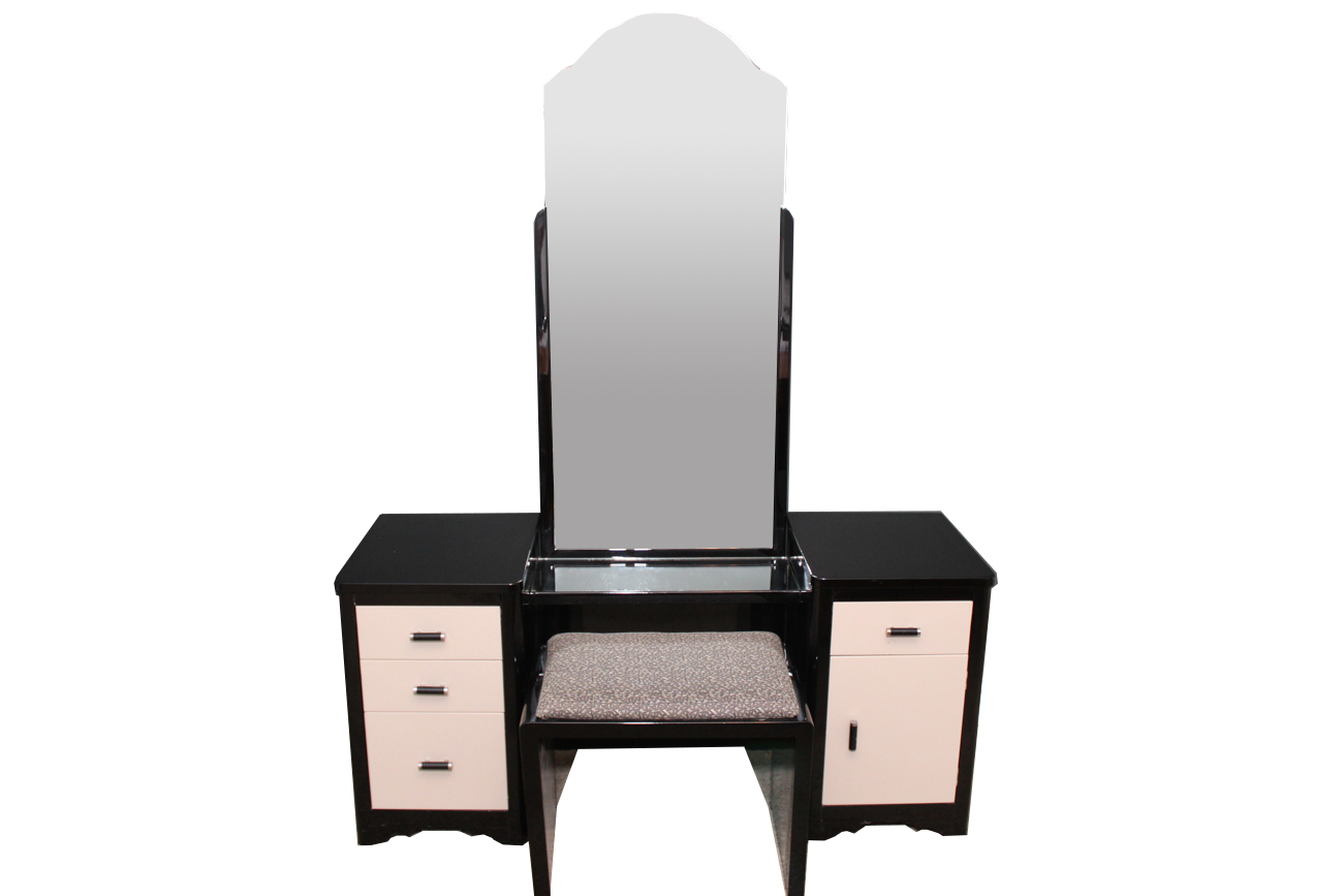 Norman Bel Geddes For Simmons Furniture Vanity And Stool