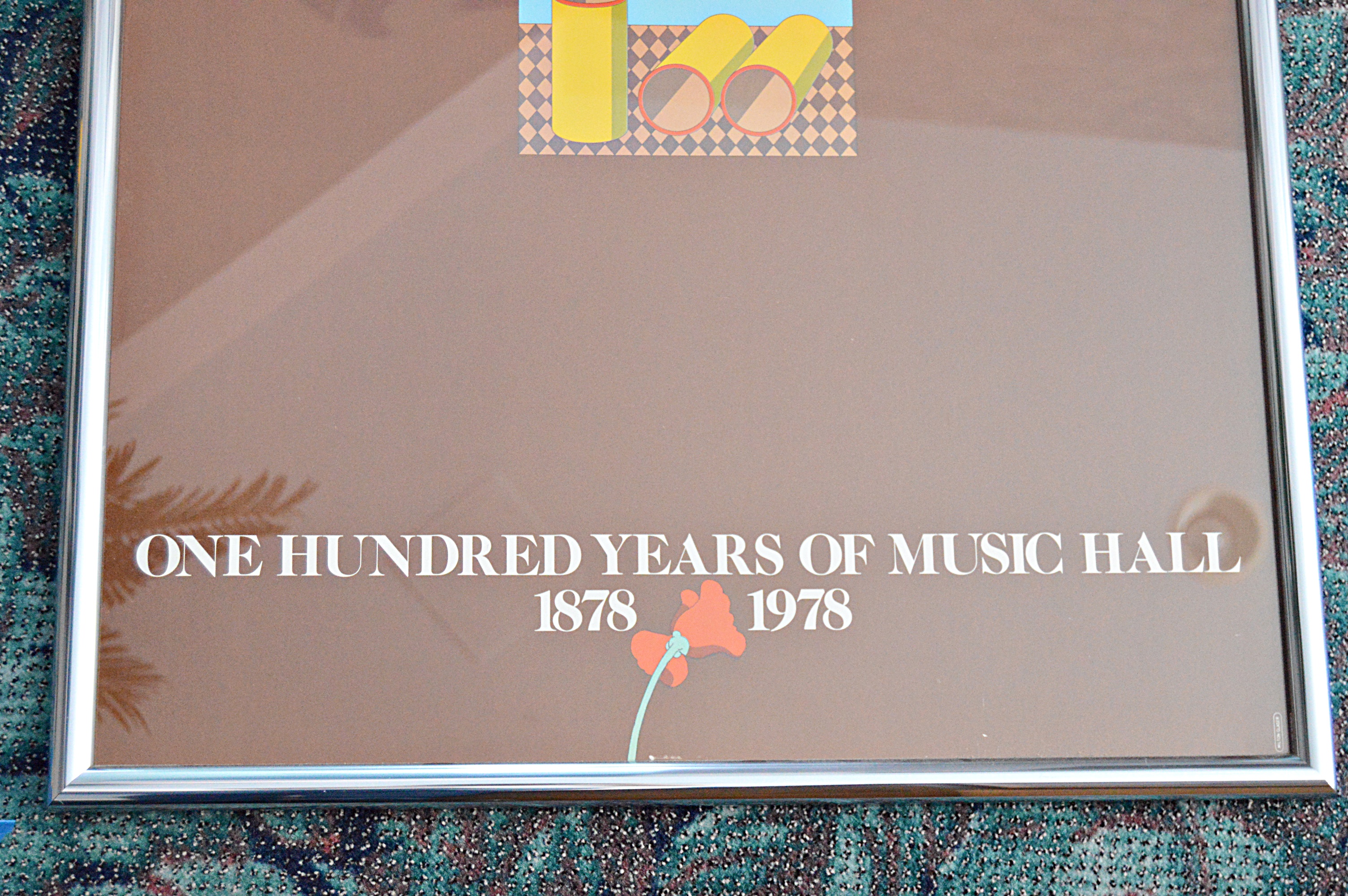 1978 Milton Glaser Music Hall Poster