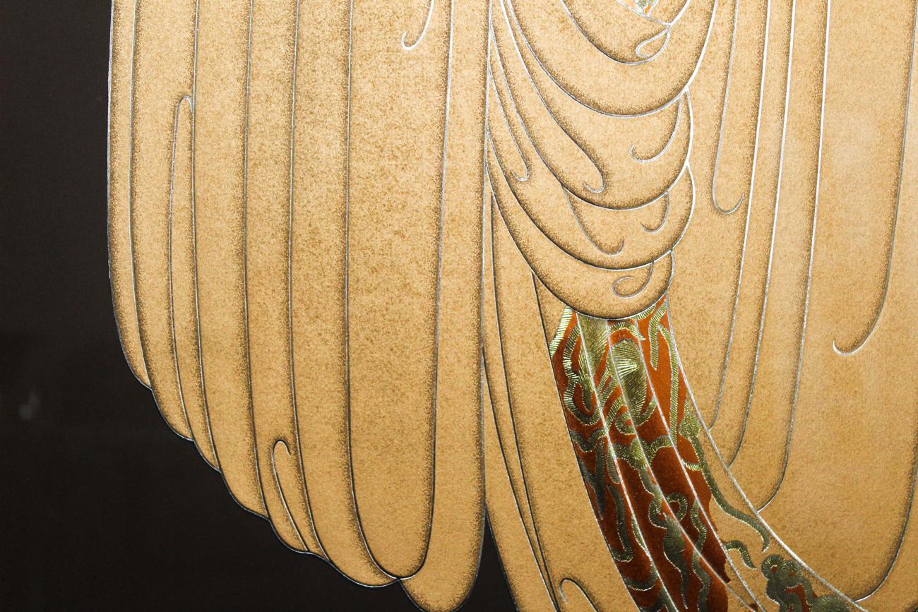 Erté Limited Edition Embossed Metallic Serigraph