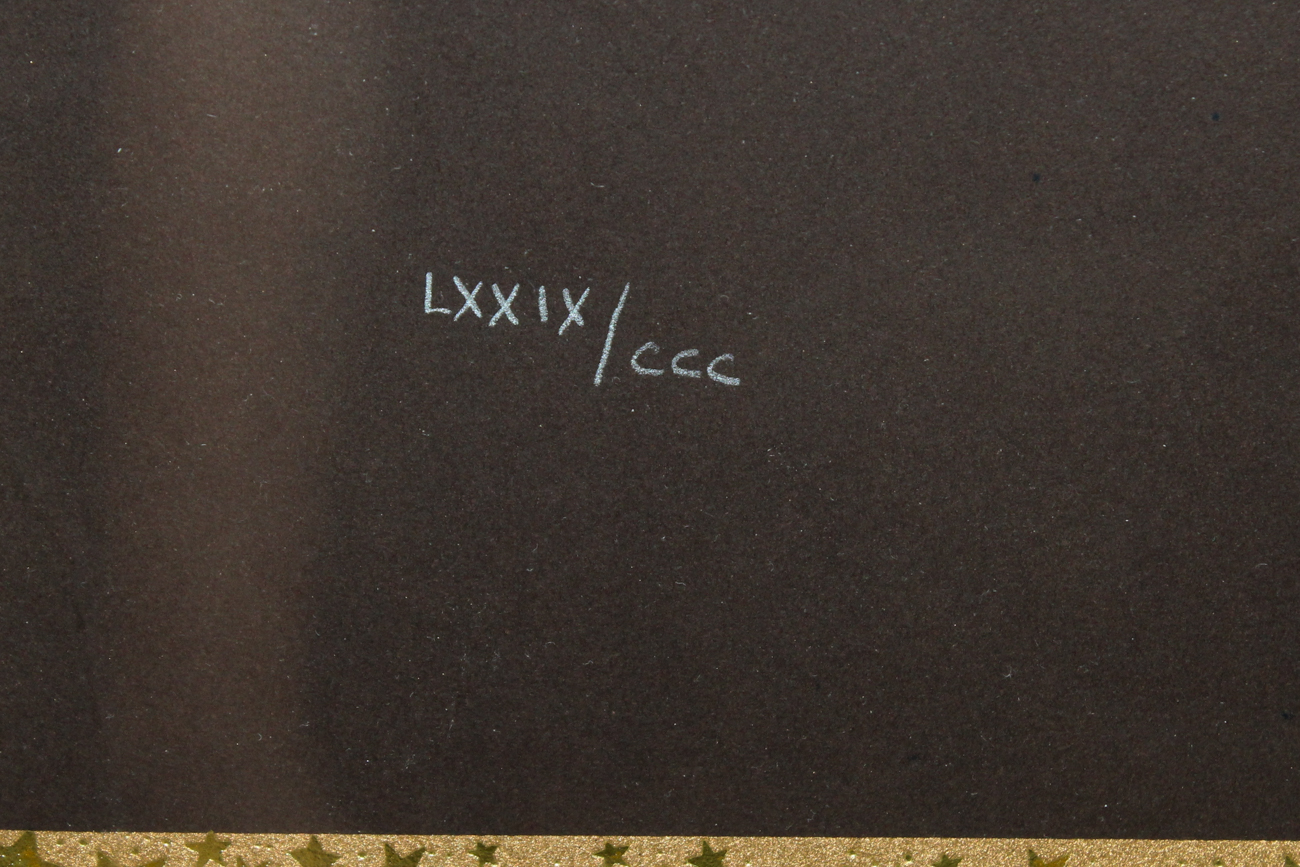 Erté Limited Edition Embossed Metallic Serigraph