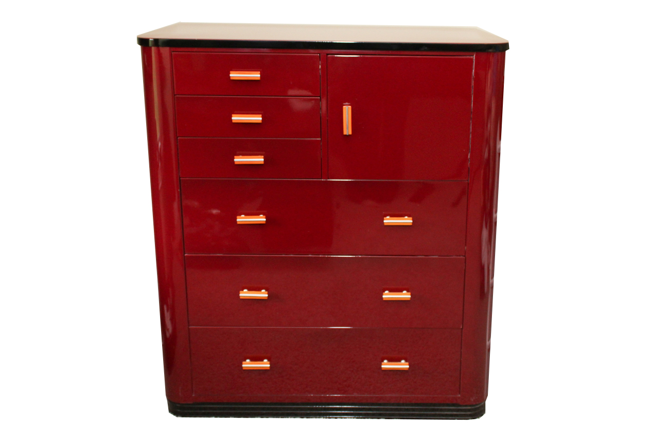 Norman Bel Geddes For Simmons Furniture Art Deco Dresser