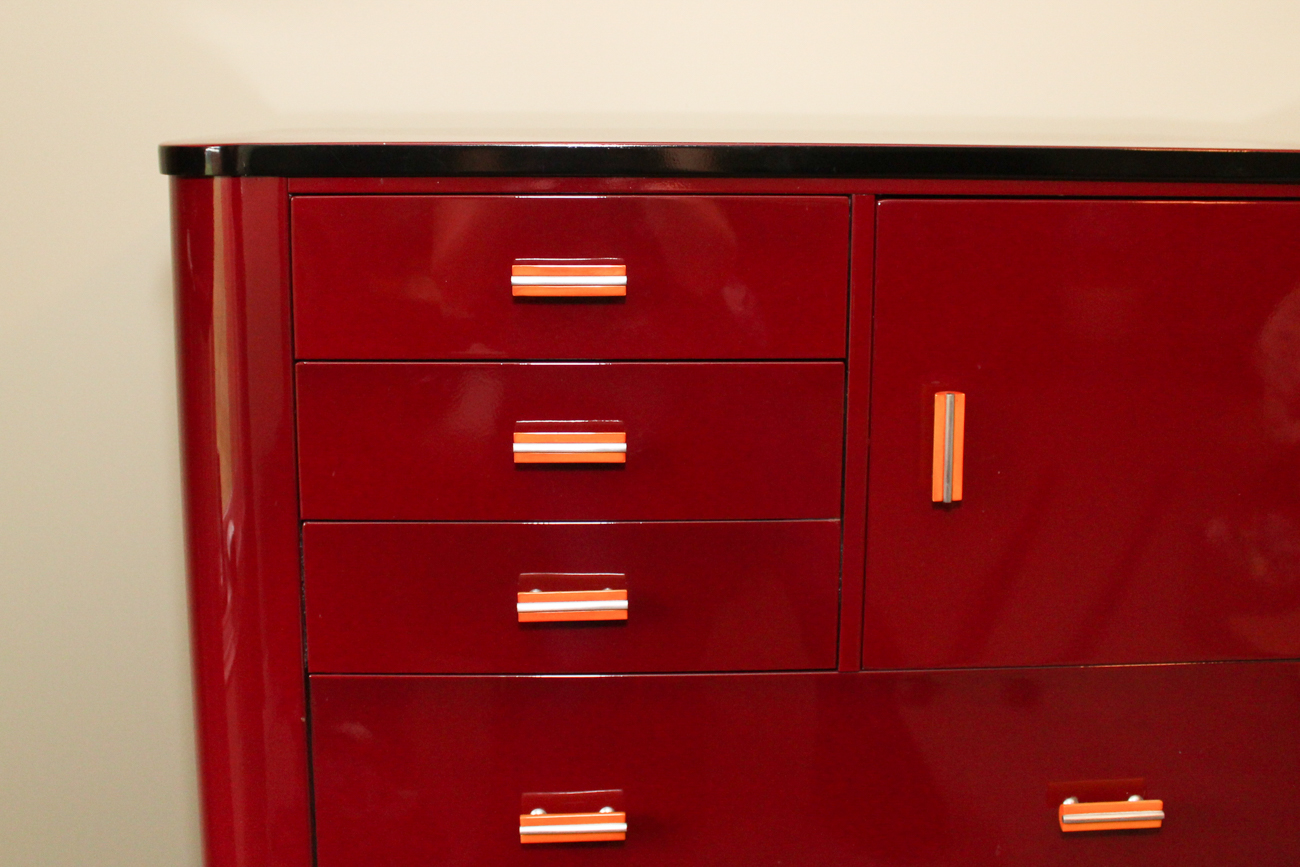 Norman Bel Geddes For Simmons Furniture Art Deco Dresser