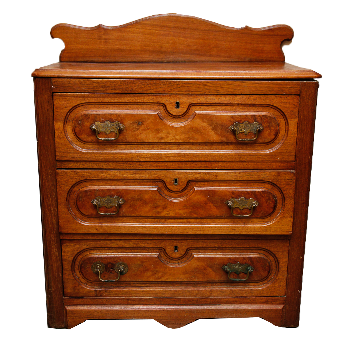 Late 19th Century Victorian Three-Drawer Chest