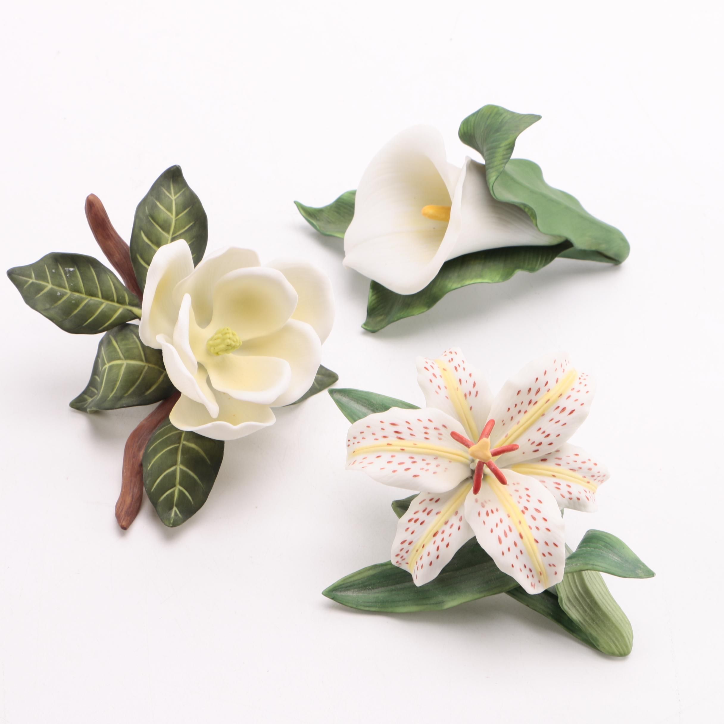 Lenox Porcelain Flower Figurines