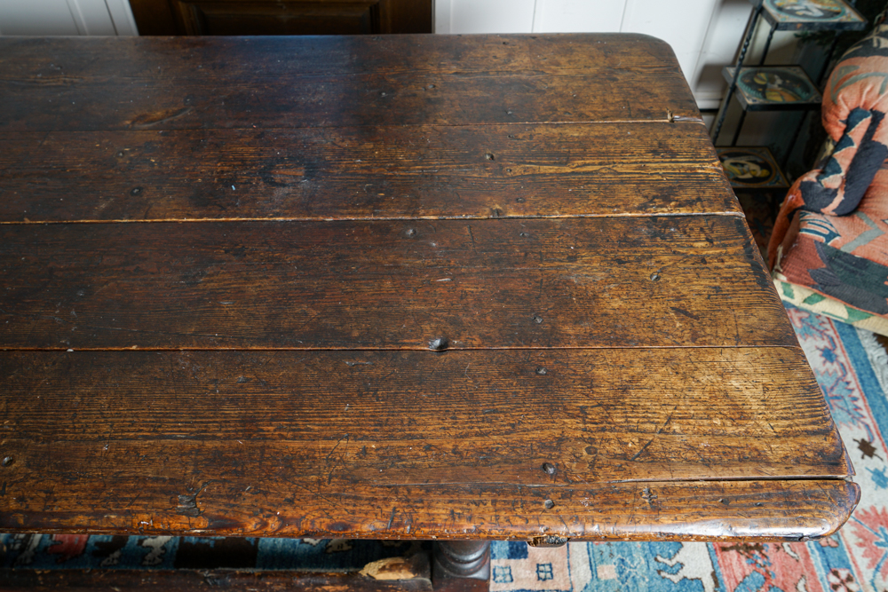 Antique Oak Tavern Table