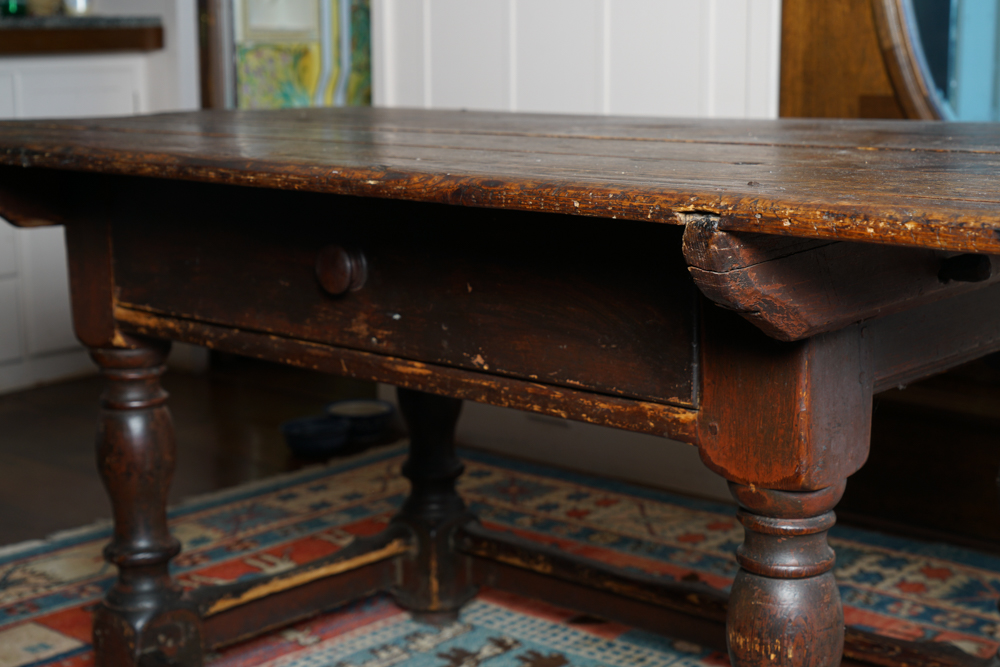 Antique Oak Tavern Table