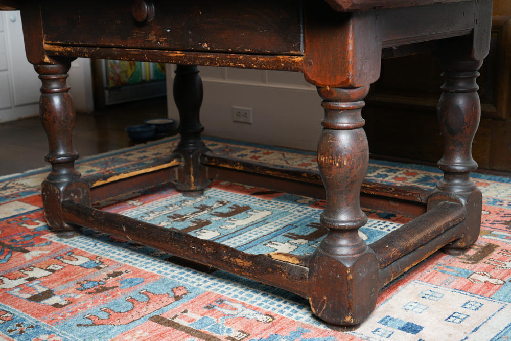 Antique Oak Tavern Table