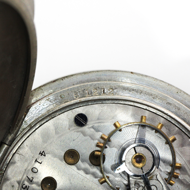 Antique New York Standard Silverine Pocket Watch