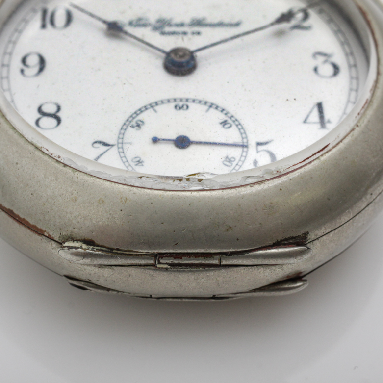 Antique New York Standard Silverine Pocket Watch