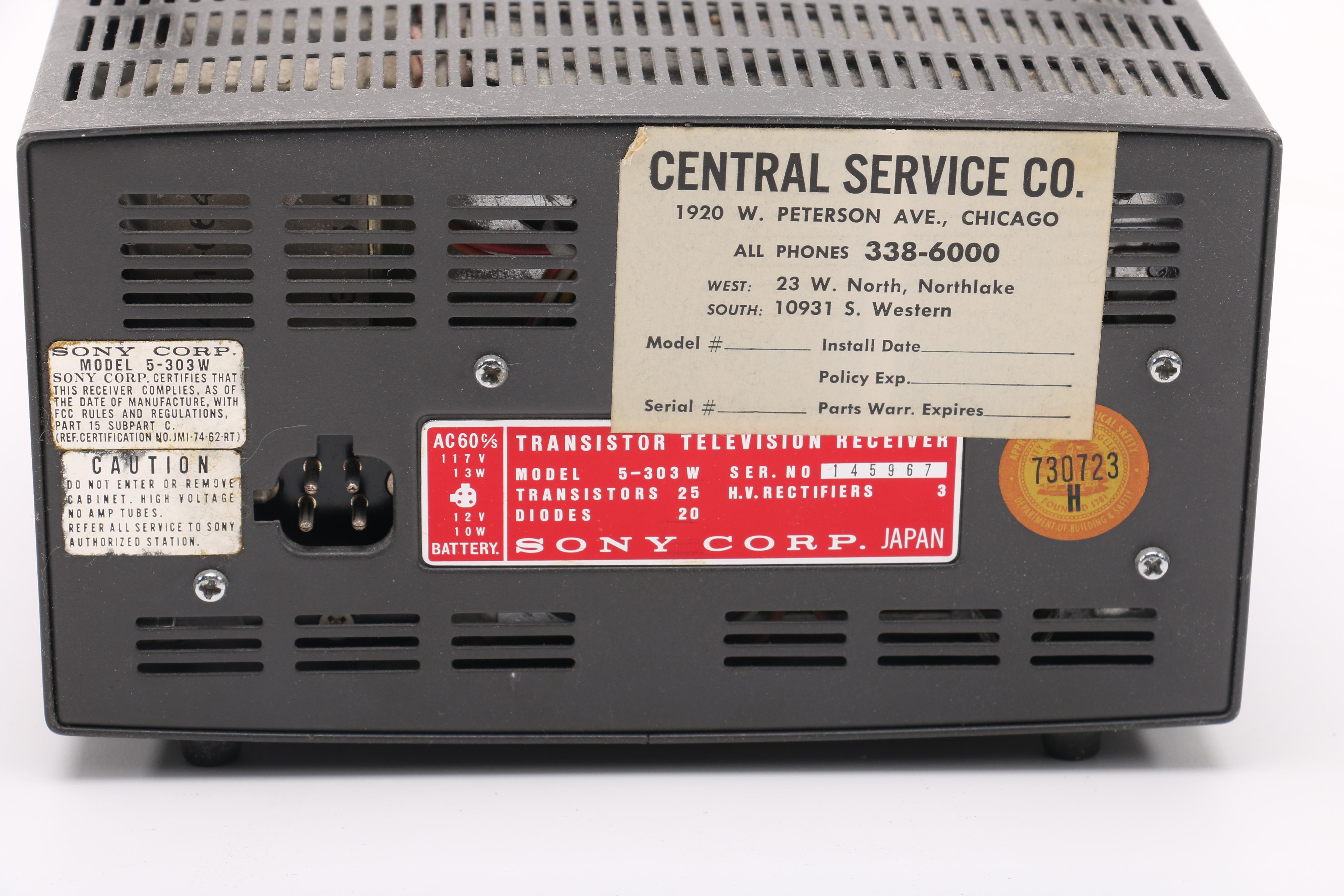 Sony Portable "Micro Television"