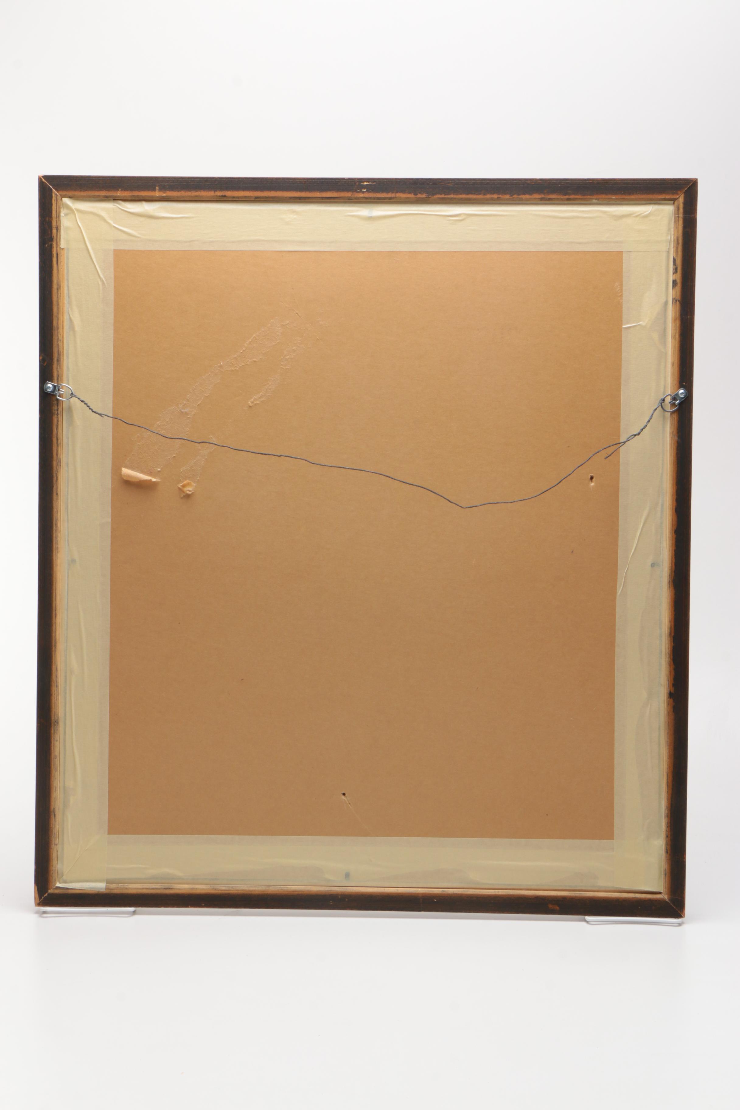 Josef Farhi Limited Edition Lithograph of City Block