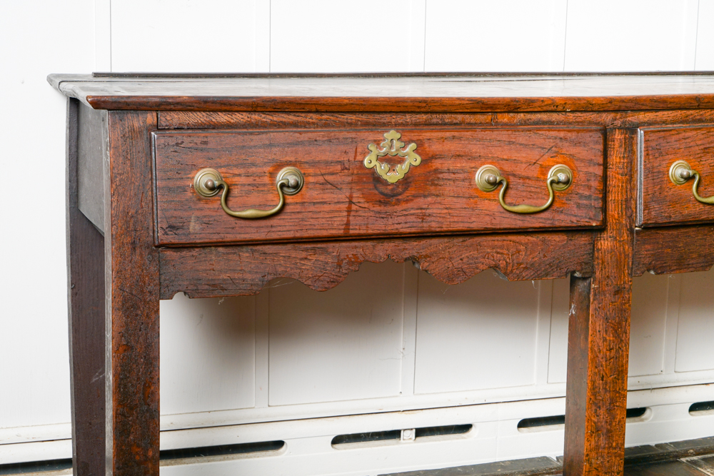 Antique Oak Welsh Dresser Base