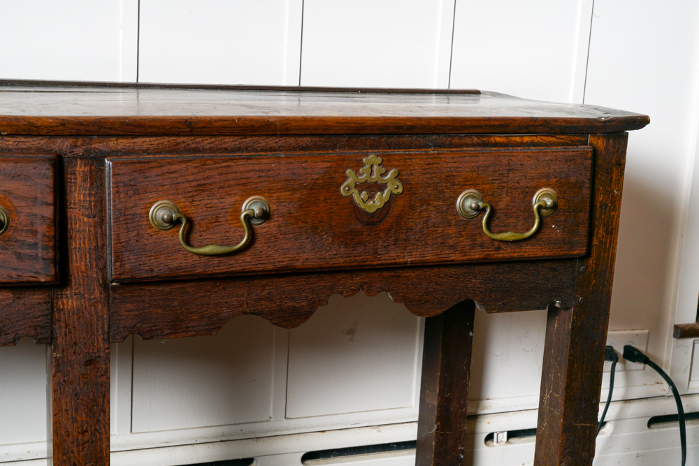 Antique Oak Welsh Dresser Base
