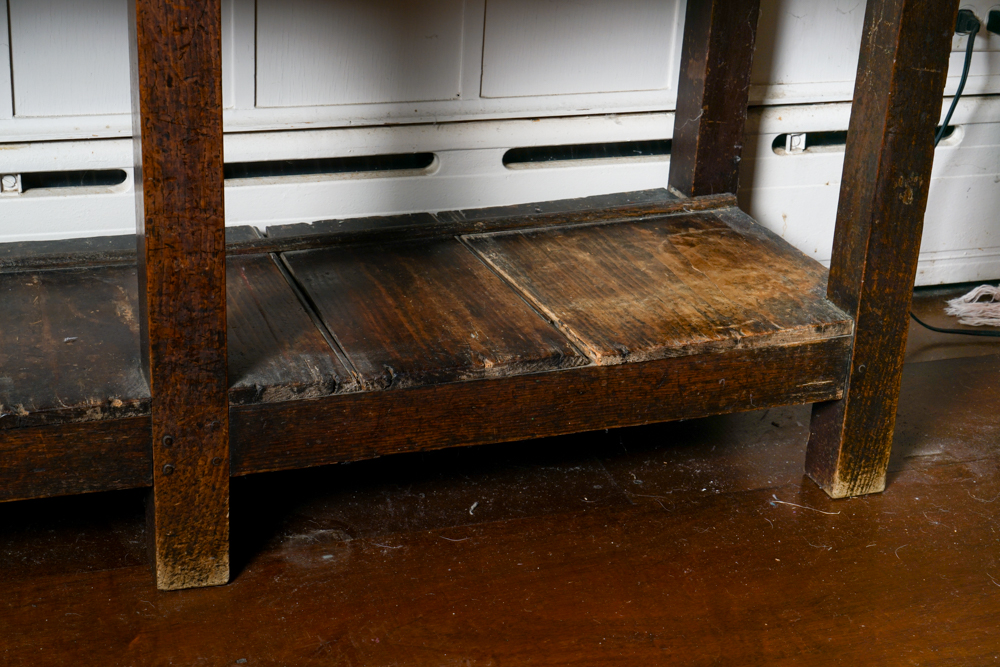 Antique Oak Welsh Dresser Base