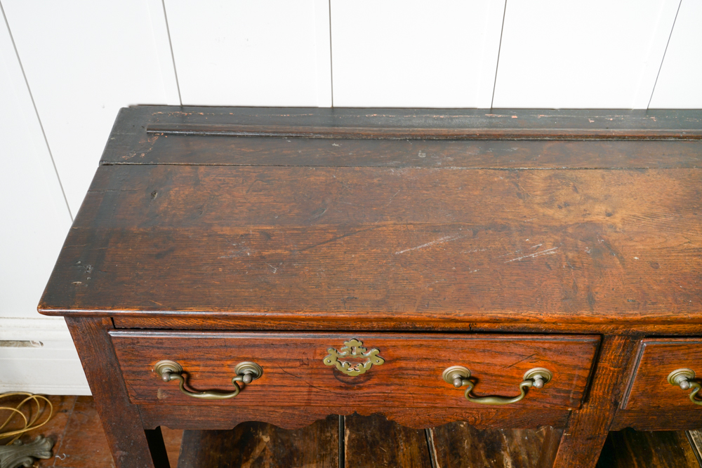 Antique Oak Welsh Dresser Base