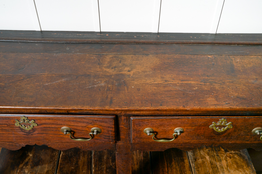 Antique Oak Welsh Dresser Base