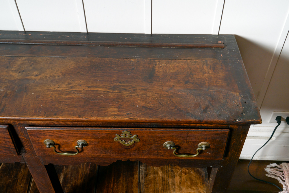 Antique Oak Welsh Dresser Base