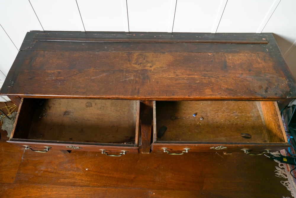 Antique Oak Welsh Dresser Base