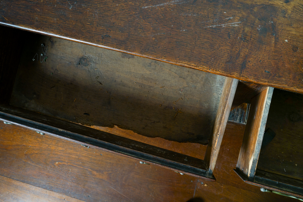 Antique Oak Welsh Dresser Base