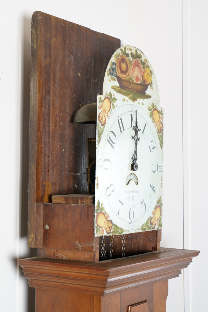 19th c. Pennsylvania Tall Case Clock Attrib. to Benjamin Solliday