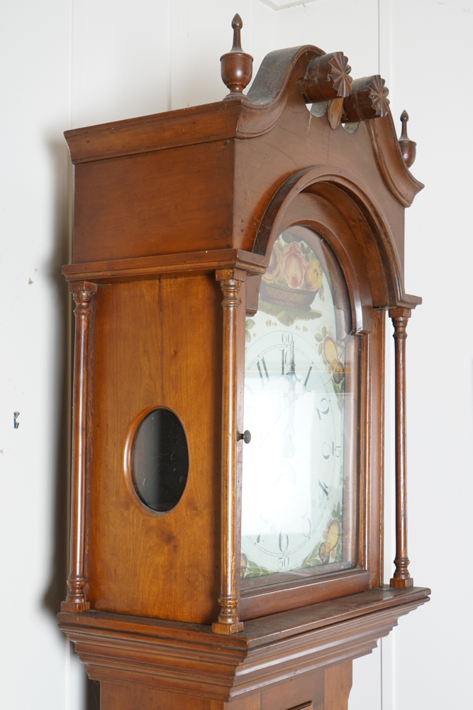 19th c. Pennsylvania Tall Case Clock Attrib. to Benjamin Solliday